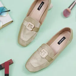 Sherrif Shoes Embellished PU Block Pumps-21