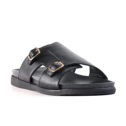 MONKSTORY Men Leather Comfort Sandals-picture-2