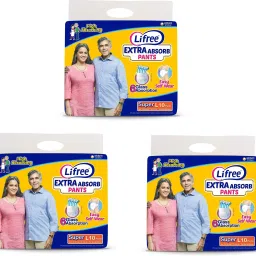 Extra Absorb Pants - Large (10 Pieces) - ( Pack of 3 ) Adult Diapers - L-image-74