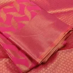 KALINI Woven Design Zari Poly Georgette Banarasi Saree-image-92