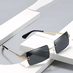 IFLASH Unisex Rectangle Sunglasses with UV Protected Lens-53