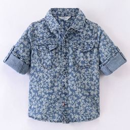Infinity Boys Floral Opaque Printed Casual Shirt-image-70