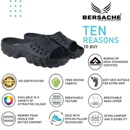 BERSACHE Men Extra Soft Classic With Ultra Soft & Flexibility Sliders image 2