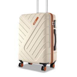 Safari Accent Textured Hard-Sided Medium TrolleyBag-36