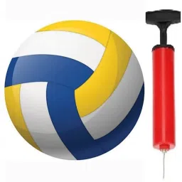 CLASSIC VOLLEYBALL GOOD QUALITY WITH AIR PUMP Volleyball - Size: 4-image-6
