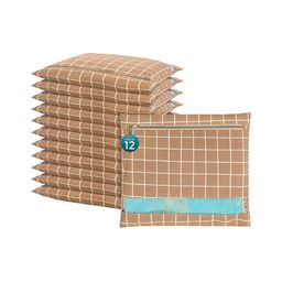 Aura Brown Set of 6 Regular Multi-Utility Organisers-26