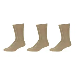 MUKHAKSH Men Pack Of 3 Calf-Length Socks-25