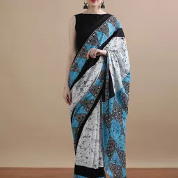 Jaipur Kurti Pure Cotton Saree-53