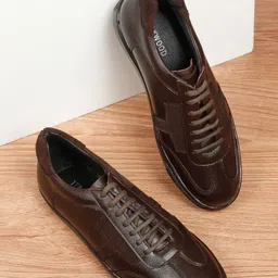 Teakwood Leathers Men Leather Sneakers-52