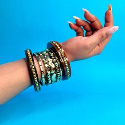 TAG 7 Set Of 3 Wooden Bangles-picture-34