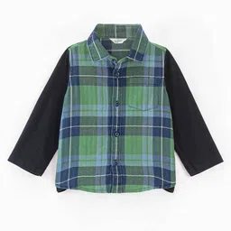 Infinity Boys Tailored Fit Tartan Checks Opaque Checked Casual Shirt-image-58
