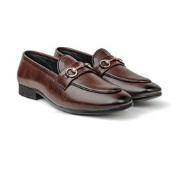 Bold Bunny Brown Leather Casual Shoes-image-74