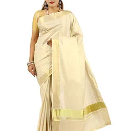 Rst R Selvamani Tex Zari Pure Cotton Kasavu Saree-picture-20