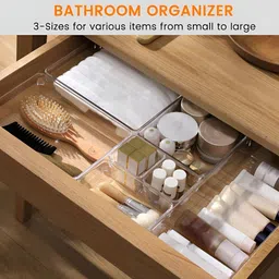 Aura Transparent Set of 48 Regular Drawer Organiser Organisers image 2