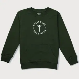Palm Tree Boys Printed Sweatshirt-image-9