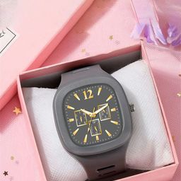 JUST LIKE Boys Dial & Bracelet Style Straps Analogue Watch milar gray-95