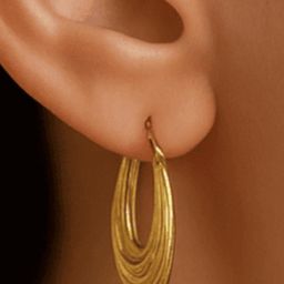 ISHTAARA Gold-Plated Stainless Steel Earrings-image-13