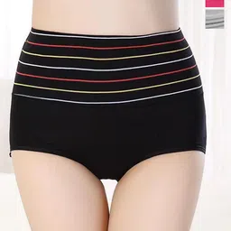 SHREE GANESH FASHION Pack Of 3 High-Rise Hipster Briefs 2076 BK-GR-PK 003 M-picture-18