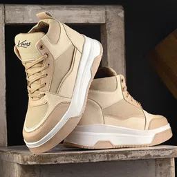 knoos Women Colourblocked High-Top Sneakers-image-80