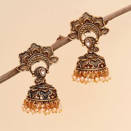 Anouk Contemporary Jhumkas Earrings-image-34