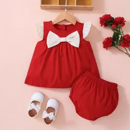 YK Girls Balloon Maxi Dress With Bow Detail-image-61