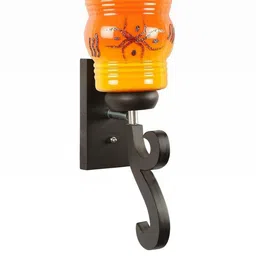 Somil Premium Designer Glass Wall / Night Lamp Elegant & Stylish Dcor Accent for Modern Interiors, color- Orange, Yellow, Size:- 19 X 24 X 29.5 CM-image-60