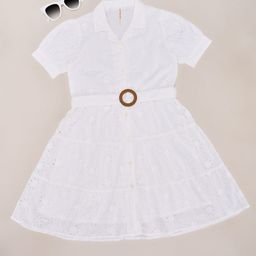Pantaloons Junior Print Fit & Flare Dress-image-51