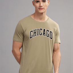 ADRO Men Typography Printed Applique T-shirt-image-77