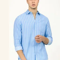 Eleni Trendz Men Striped Full Sleeves Shirt-picture-37