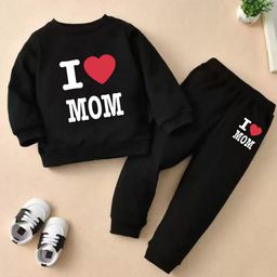 BILLYBALL Unisex Kids Printed T-shirt with Trousers-13