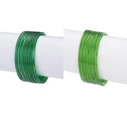 1ST TIME Set Of 24 Green Alloy Bangles-picture-8