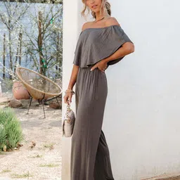 StyleCast Women Off-Shoulder Basic Jumpsuit-picture-52