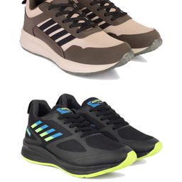 DRACKFOOT Men Non-Marking Running Sports Shoes-image-89