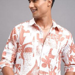HIGHLANDER Men Opaque Printed Casual Shirt-picture-7