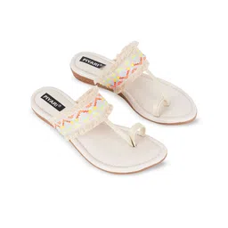 PIYARI Embellished One Toe Flats-picture-18
