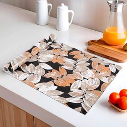 Kuber Industries Grey Printed Kitchen Shelf Liner-21