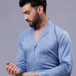 GENTLEREN Men Long Sleeves Slim Fit Casual Shirt-image-67