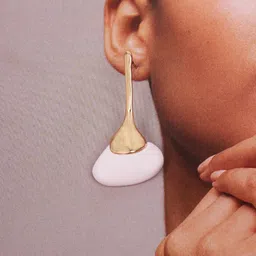 SALTY Contemporary Petal Drop Earrings-57