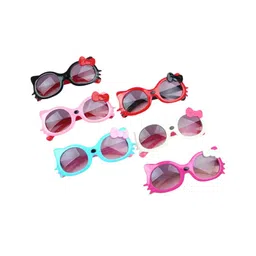 SHOP FRENZY Unisex Kids Cateye Sunglasses with UV Protected Lens-31