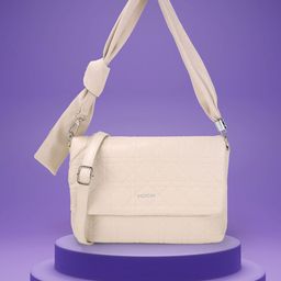 Mochi Women Solid Structured Buckle Detail Handheld Bag-picture-42