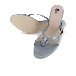 ZAIF Printed Block Mules with Bows image 4