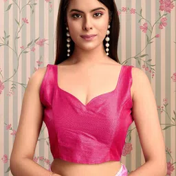 Flip The Style Abstract Printed Pure Georgette Block Print Saree image 4