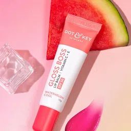 DOT & KEY Gloss Boss Brightening Lip Balm Vitamin C + E SPF 50+ - Watermelon Cool - 12 g-15