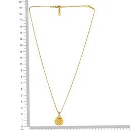 Ruby Raang Gold Plated Ruby Pendant With Chain image 4