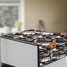 The Furnishing Tree Grey Plastic Refrigerator Cover-image-81
