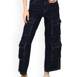 THIRD QUADRANT Women Jean Relaxed Fit High-Rise Jeans-image-54