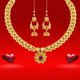 Heer Collection Gold-Plated Jewellery Set-picture-29