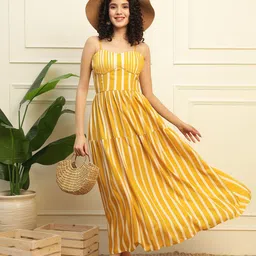 DEEBACO Striped Maxi Dress-image-50