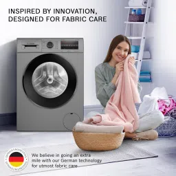 bosch 8 Kg with Steam Fully Automatic Front Load with In-built Heater Grey image 5