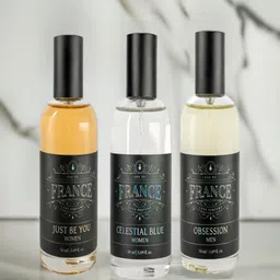 Eau DuFrance Set Of 3 Men Obsession- Women Just Be You & Celestial Blue EDP- 50 ml Each-18